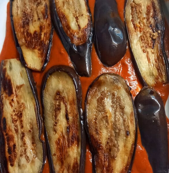 Aubergine & Asparagus Lasagne